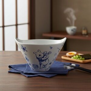Blue Winnie-the-Pooh Ramen Bowl